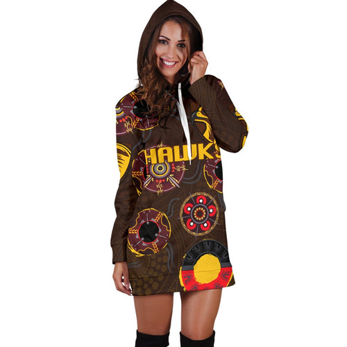 hawthorn-womens-hoodie-dress-hawks-indigenous-brown