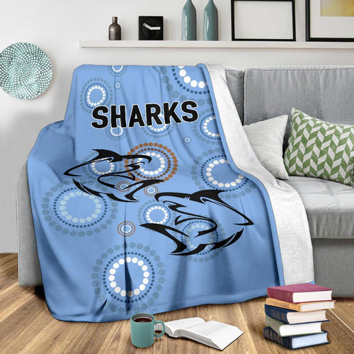 cronulla-premium-blanket-sharks-unique-indigenous