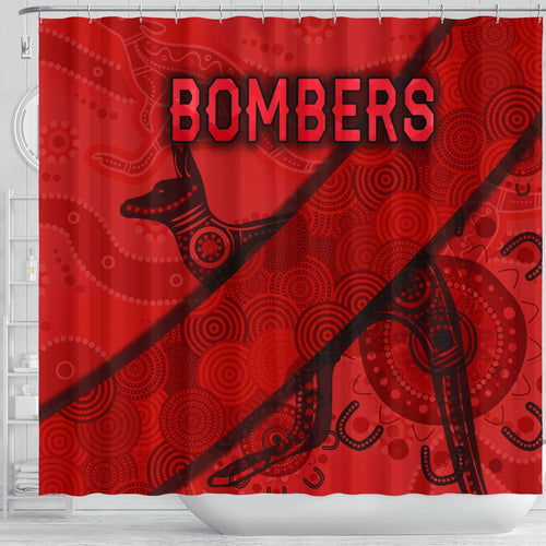 essendon-shower-curtain-indigenous-bombers-red