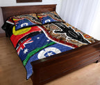 1saustralia-quilt-bed-set-australian-aboriginal-crocodile-with-naidoc-flags