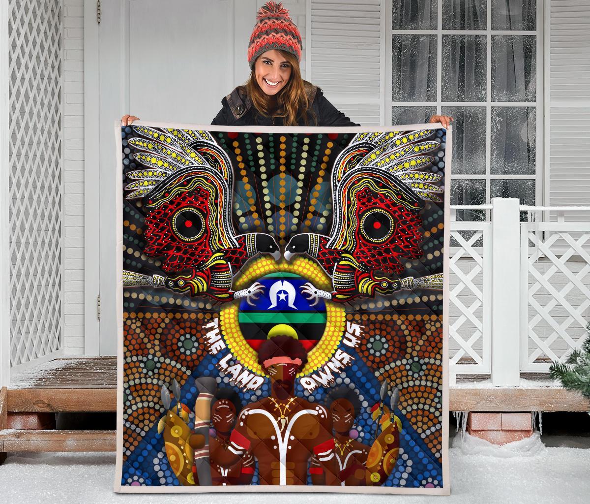 the-land-owns-us-premium-quilt
