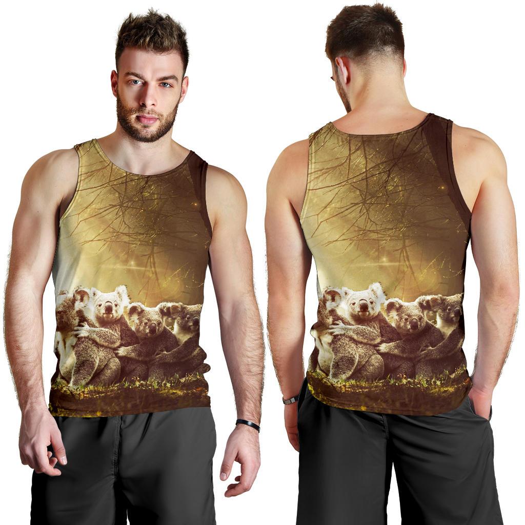 mens-tank-top-koala-family-landscape-art