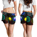 Aboriginal Shorts - Aboriginal Dot Painting & Flag - Vibe Hoodie