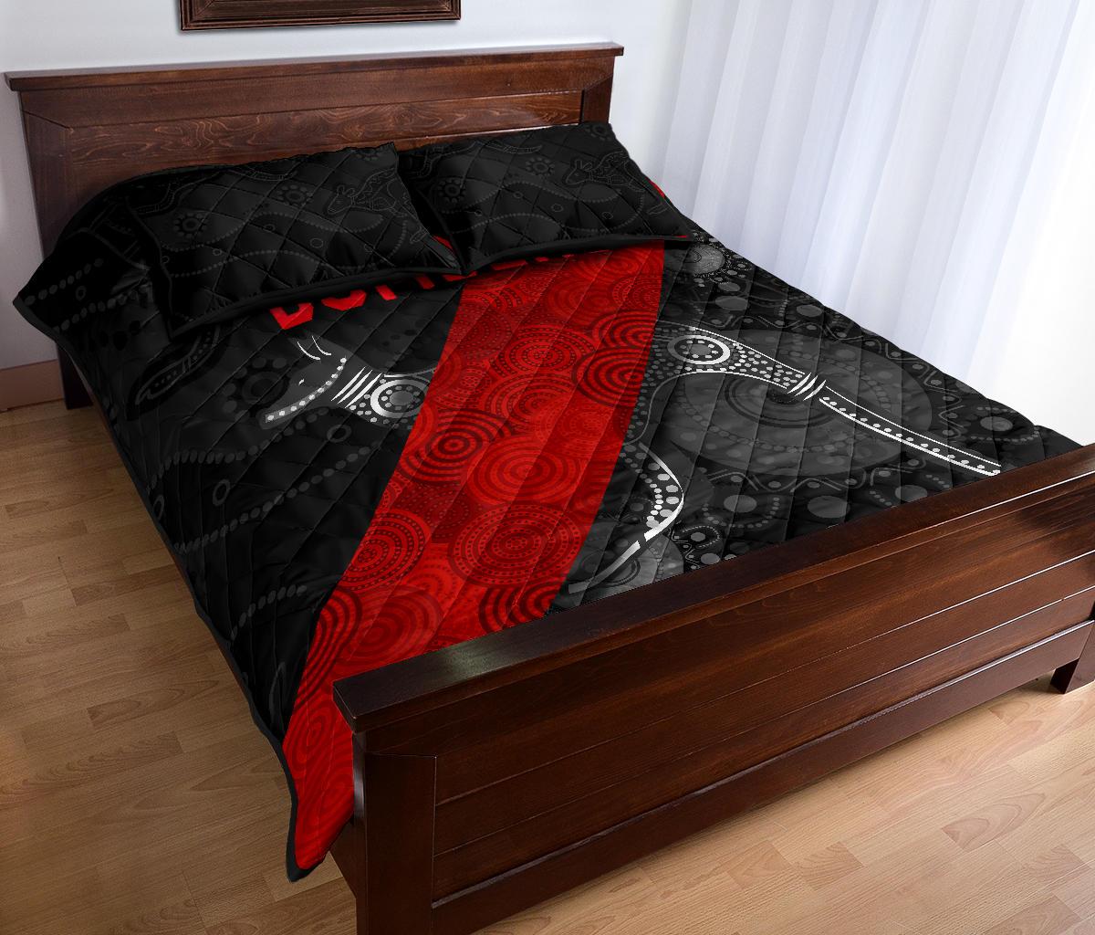 essendon-quilt-bed-set-indigenous-bombers-black