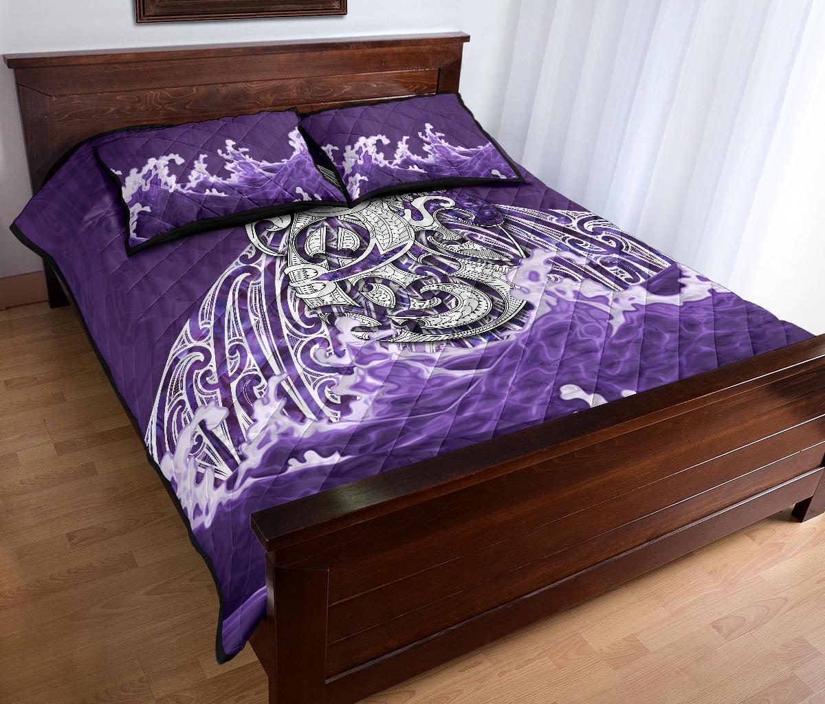 maori-manaia-the-purple-sea-quilt-bed-set