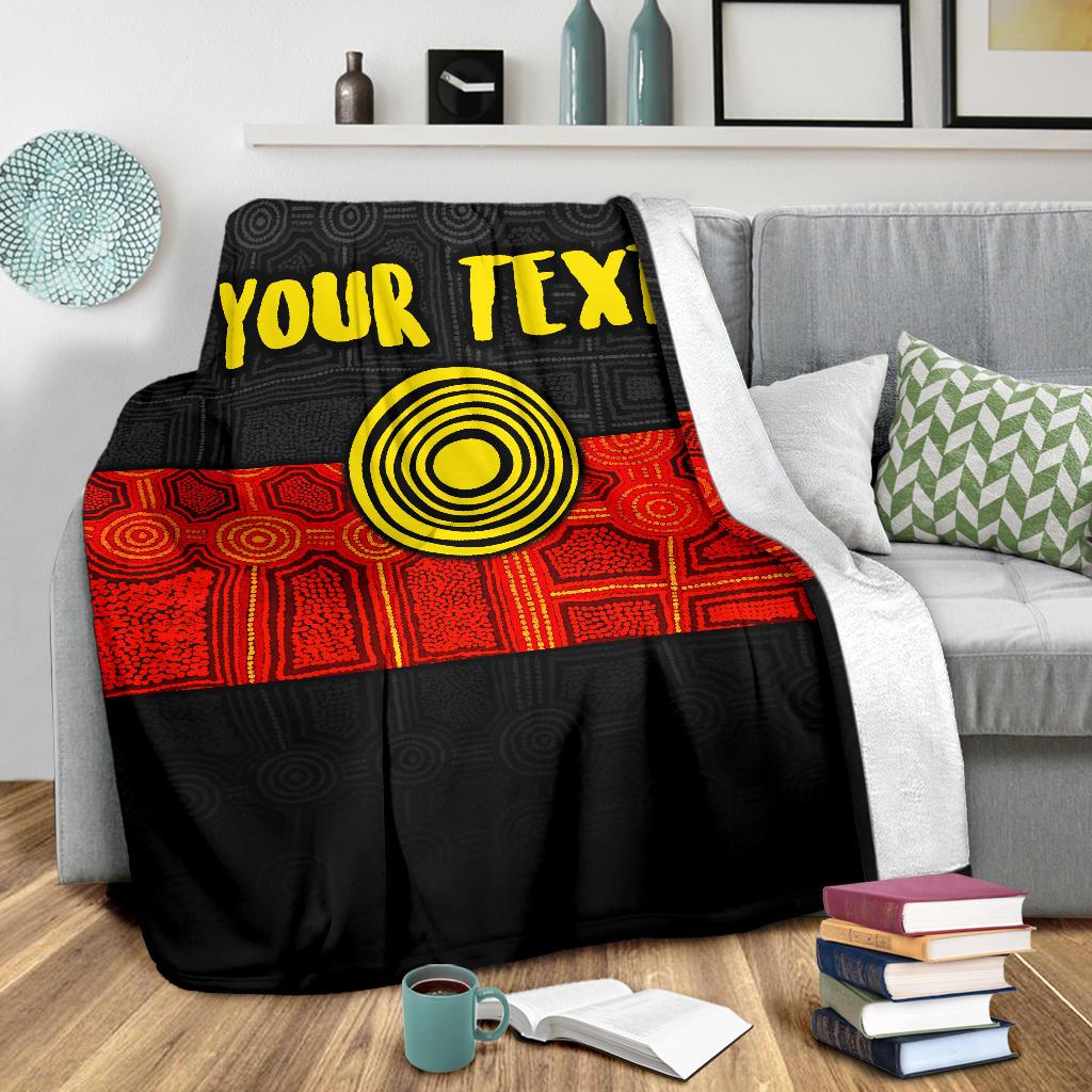 personalised-aboriginal-premium-blanket-aussie-indigenous-flag