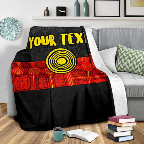 personalised-aboriginal-premium-blanket-aussie-indigenous-flag
