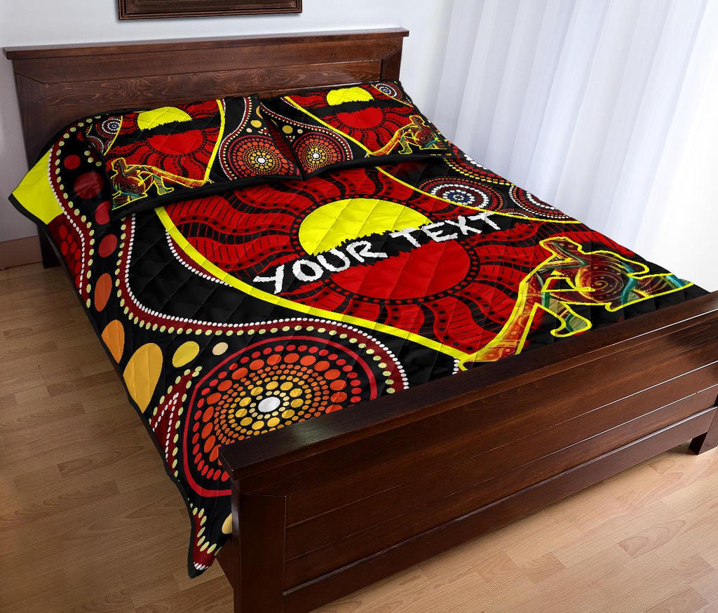 custom-1saustralia-quilt-bed-set-australia-aboriginal-dots-with-didgeridoo