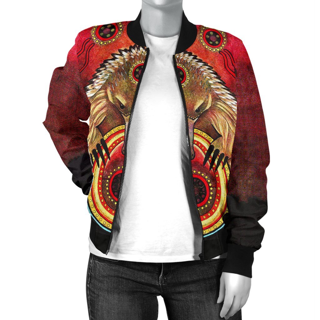 womens-bomber-jacket-australian-echidna