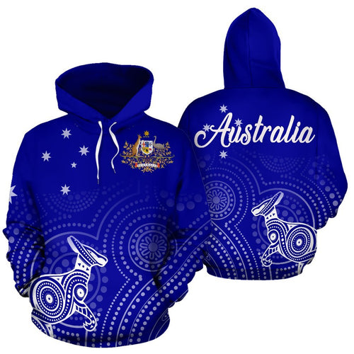 aboriginal-hoodie-kangaroo-dot-painting-australian-coat-of-arms