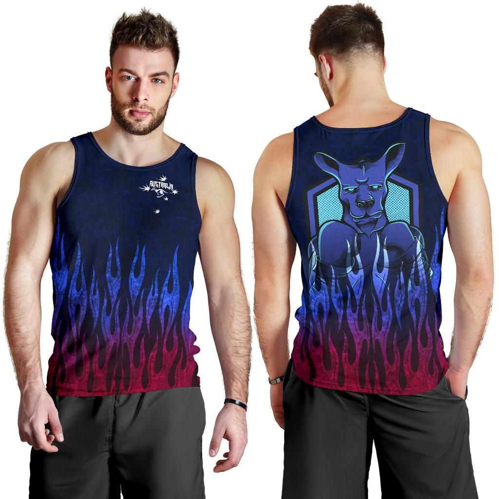 men-tank-top-kangaroo-mens-symbol-tank-dark-flame