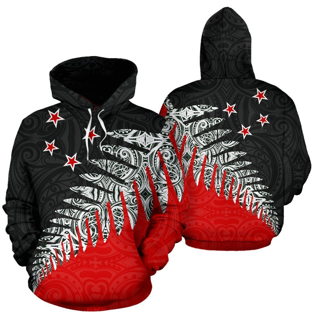 new-zealand-silver-fern-hoodie-black-red