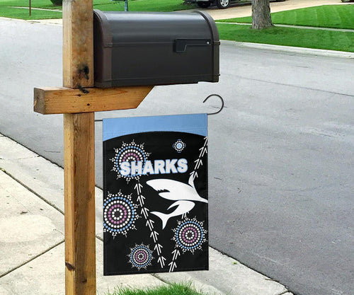cronulla-flag-sharks-simple-indigenous-black