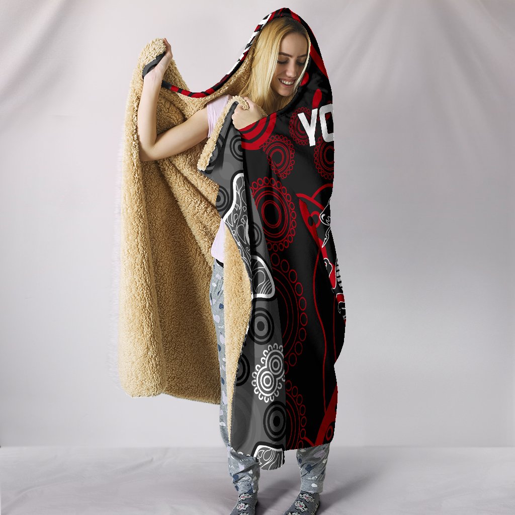 custom-personalised-dragons-hooded-blanket-st-george-aboriginal-1