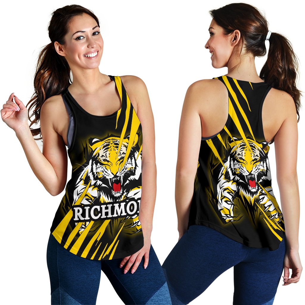 Richmond Tigers Women's Racerback Tank - Vibe Hoodie