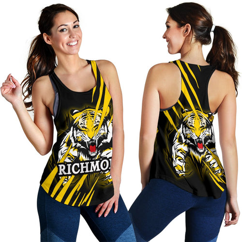 Richmond Tigers Women's Racerback Tank - Vibe Hoodie