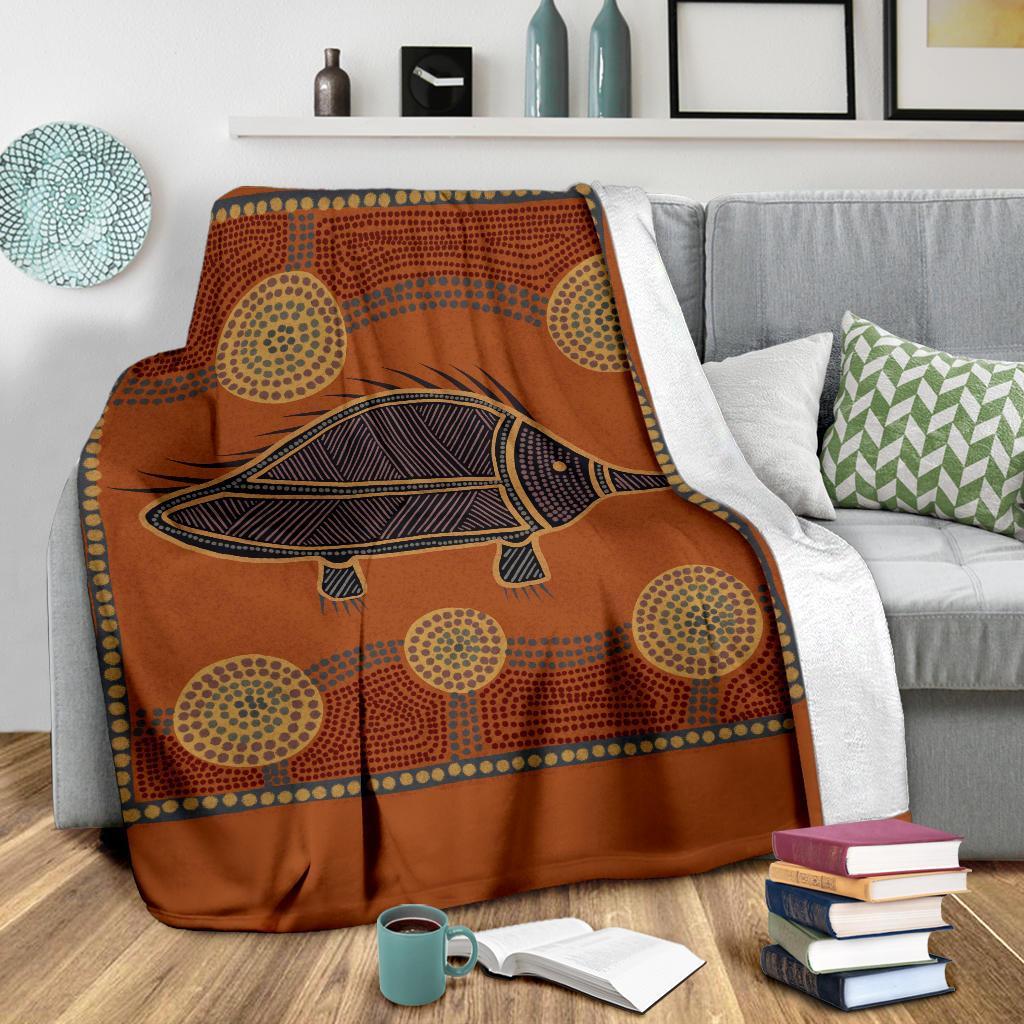 aboriginal-premium-blanket-indigenous-echidna