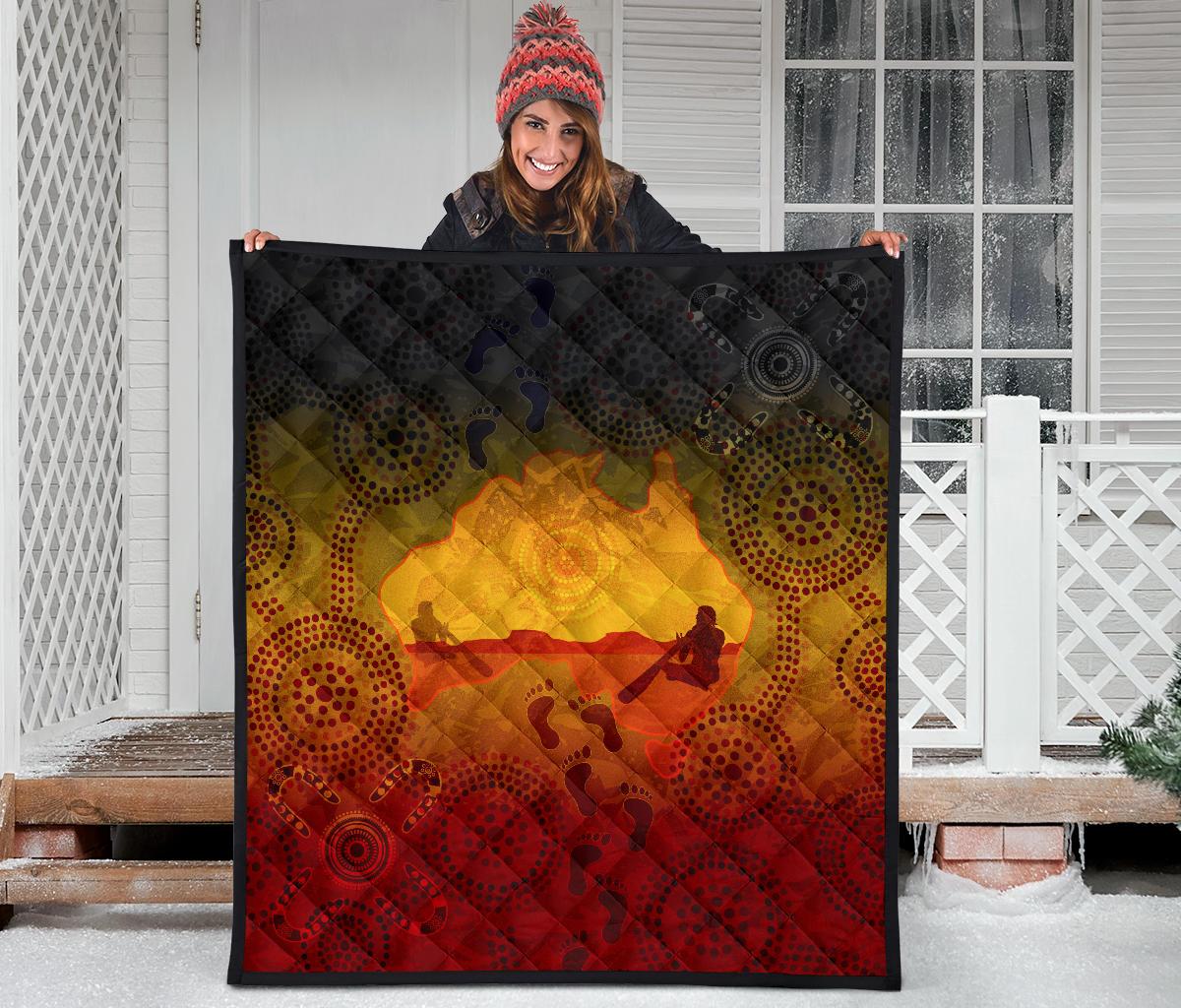 aboriginal-premium-quilt-australian-map-with-indigenous-color