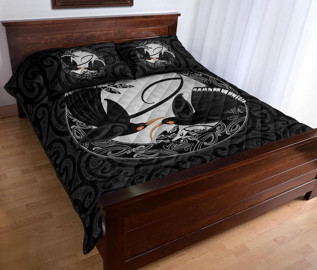 new-zealand-huia-bird-maori-quilt-bed-set