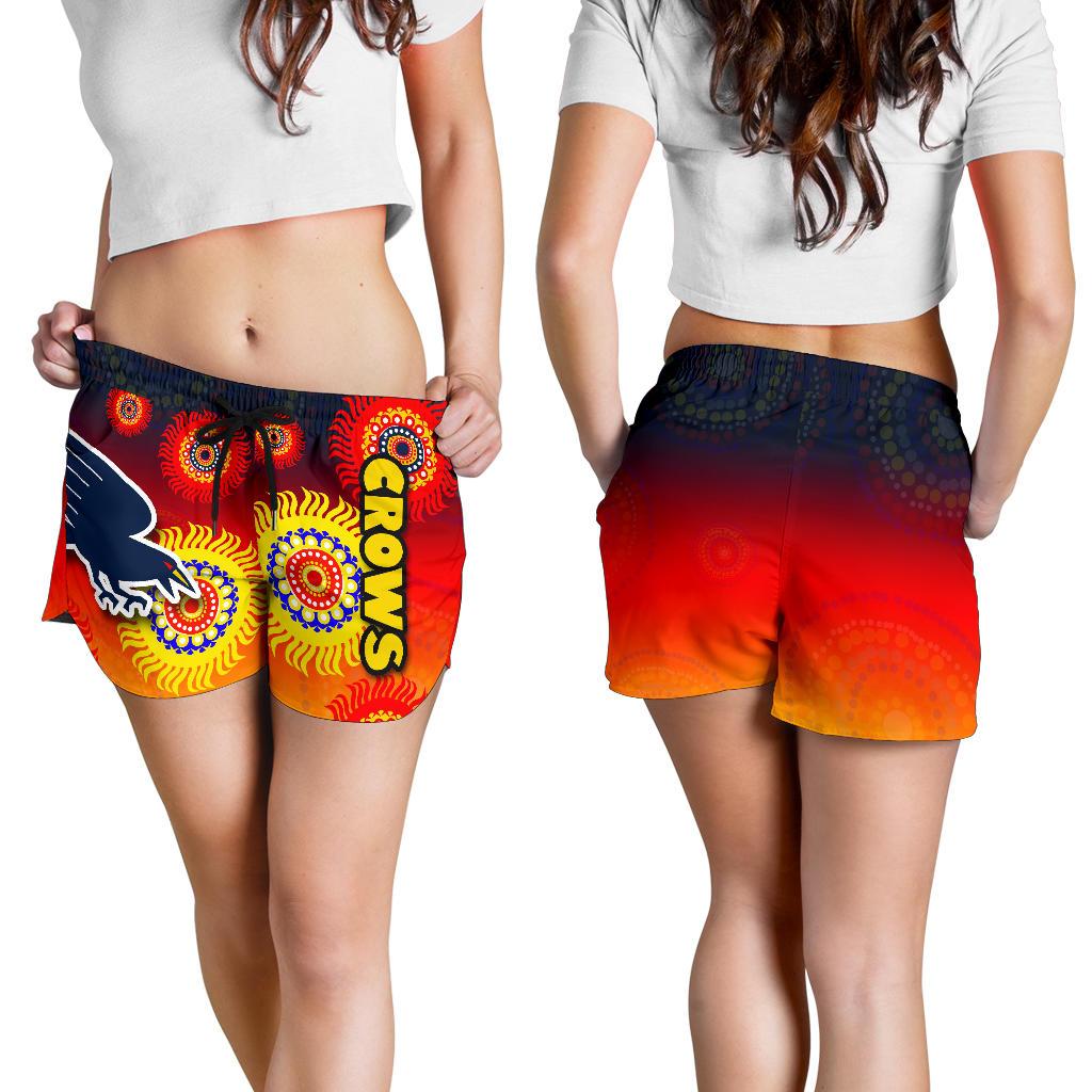 Adelaide Crows Special Style All Over Print Women's Shorts - Vibe Hoodie