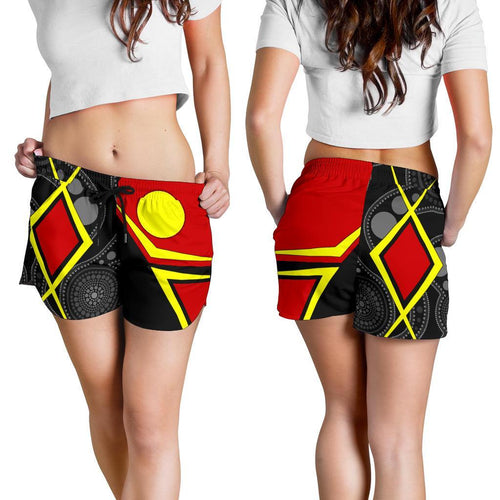 Aboriginal Women's Shorts - Indigenous Legend - Vibe Hoodie