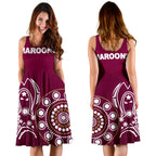 Queensland Women's Dress Maroons Simple Indigenous - Vibe Hoodie