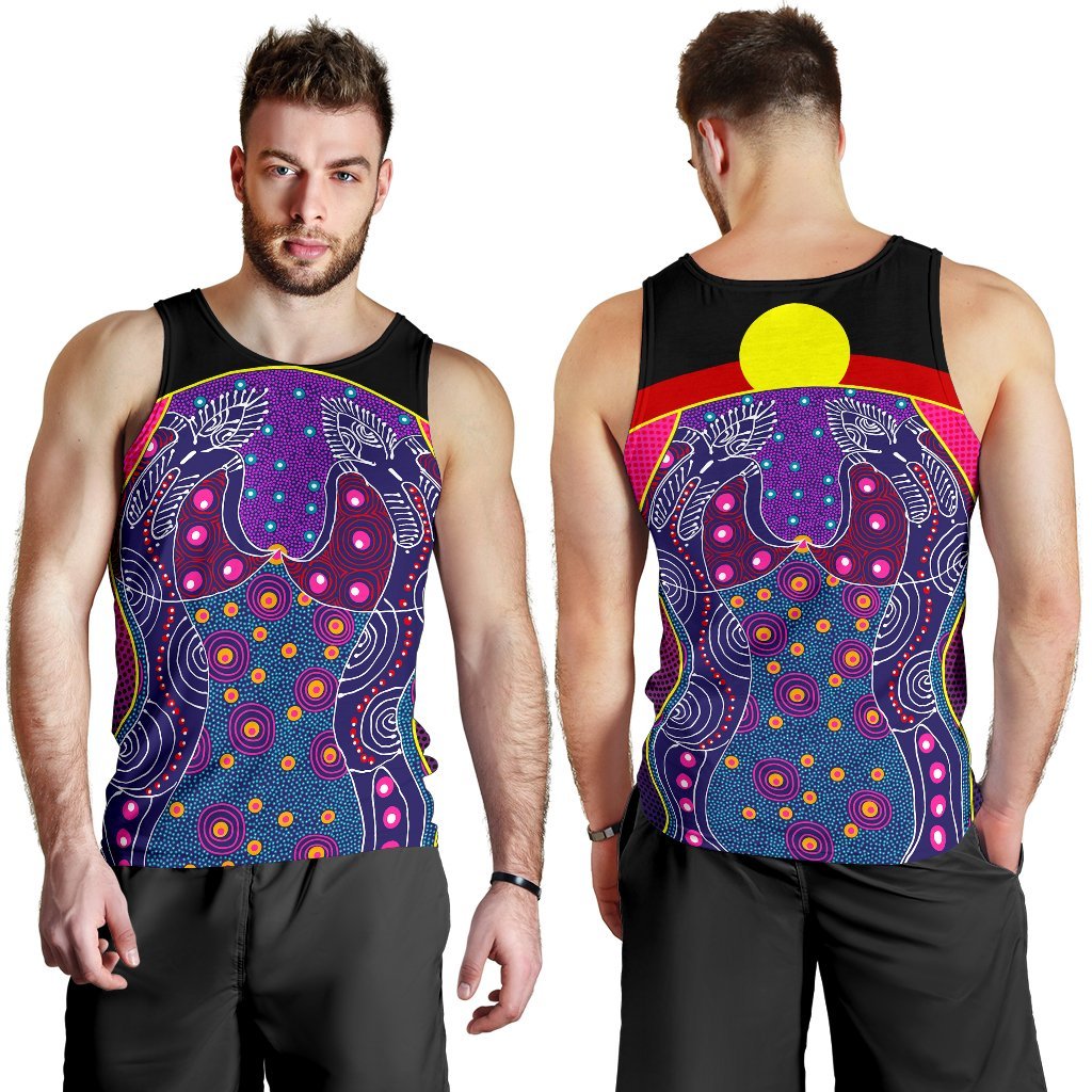 mens-tank-top-aboriginal-sublimation-dot-pattern-style-violet