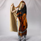 aboriginal-hooded-blanket-kangaroo-sunset-dot-painting