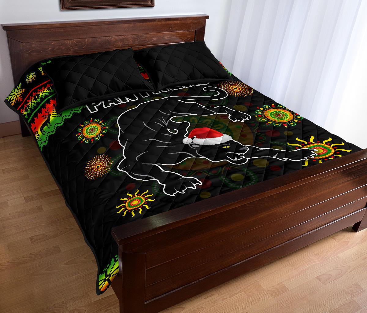 penrith-panthers-christmas-quilt-bed-set-indigenous