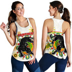 Penrith Women Racerback Tank Indigenous Panthers - White - Vibe Hoodie