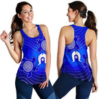 Torres Strait Islanders Women's Tank Top - Torres Symbol With  Turtle - Vibe Hoodie