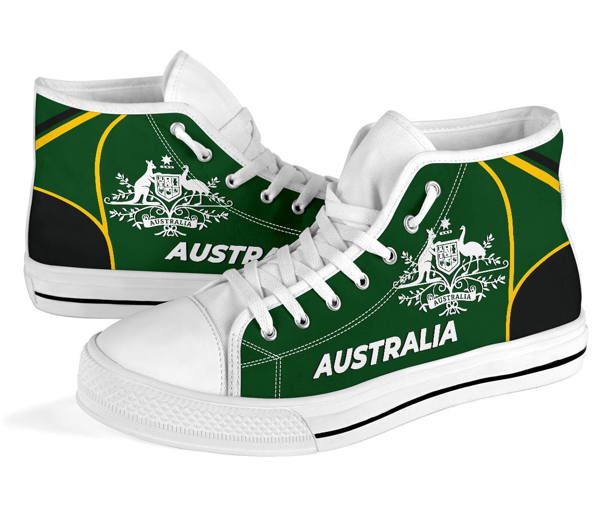 high-top-shoes-australian-coat-of-arms-green-shoes