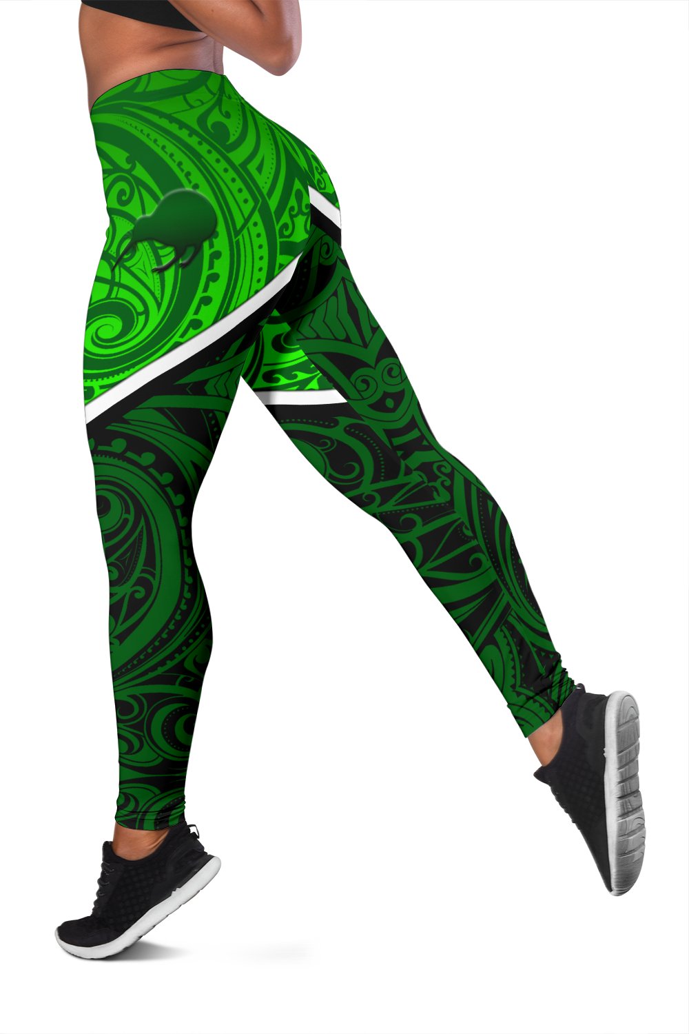 new-zealand-maori-rugby-women-leggings-pride-version-green