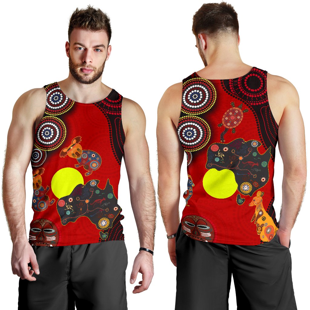 1staustrailia-aboriginal-mens-tank-top-animal-dot-painting