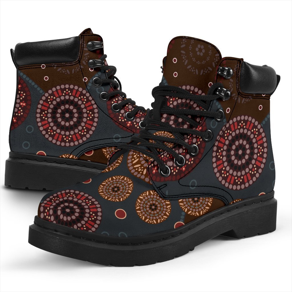 aboriginal-boots-circle-dot-painting-all-season-ver02a