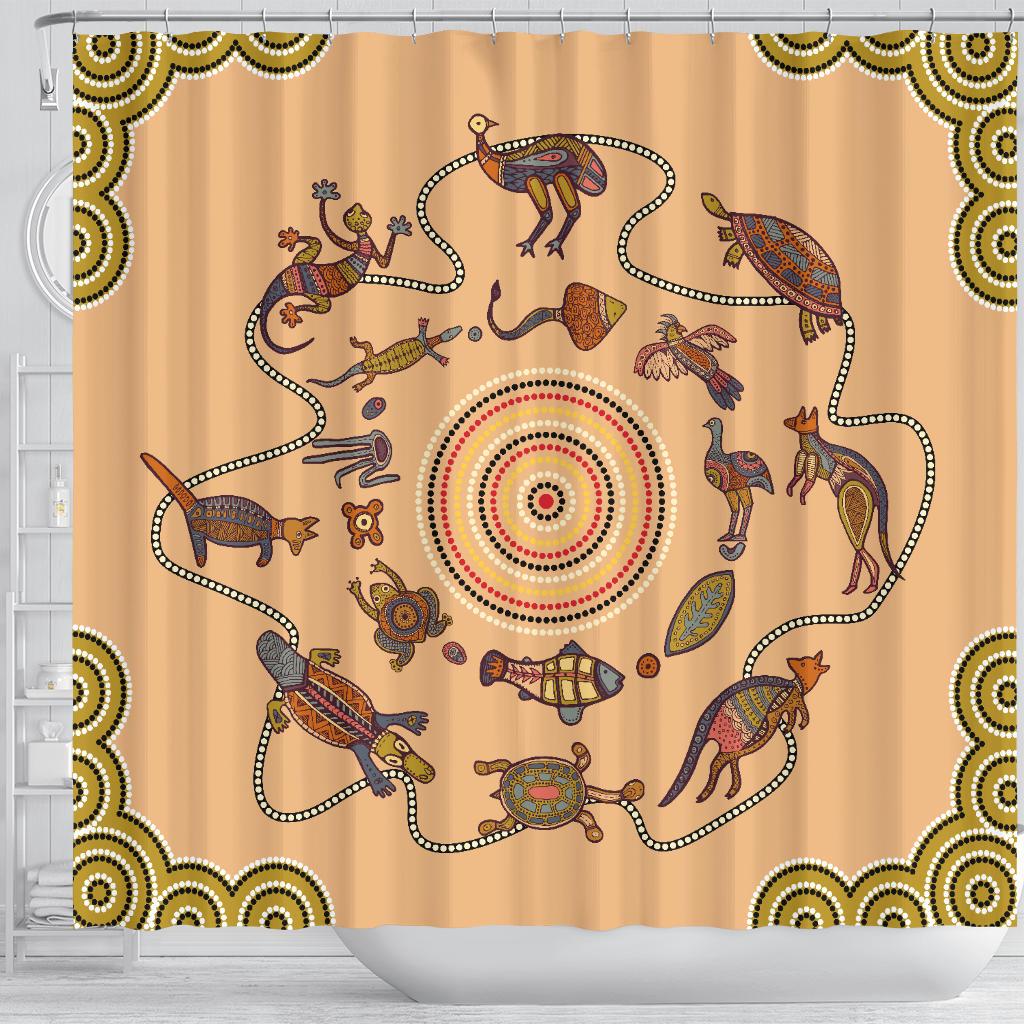 shower-curtain-australian-animals-shower-curtain-aboriginal-patterns