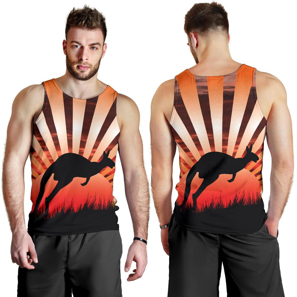 men-tank-top-kangaroo-mens-tank-sunset-ver03