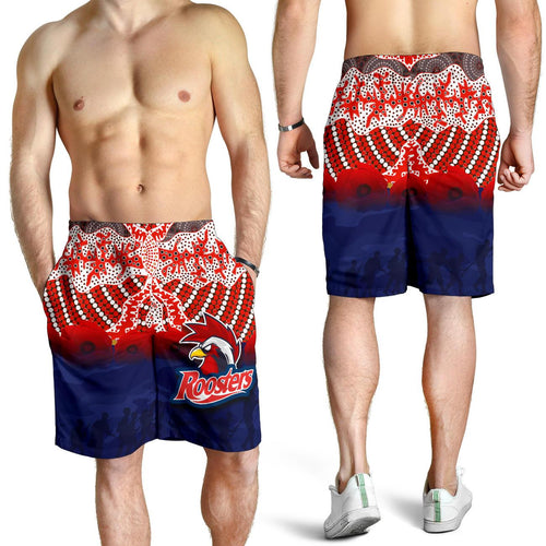 roosters-all-over-print-mens-shorts-anzac-day-aboriginal