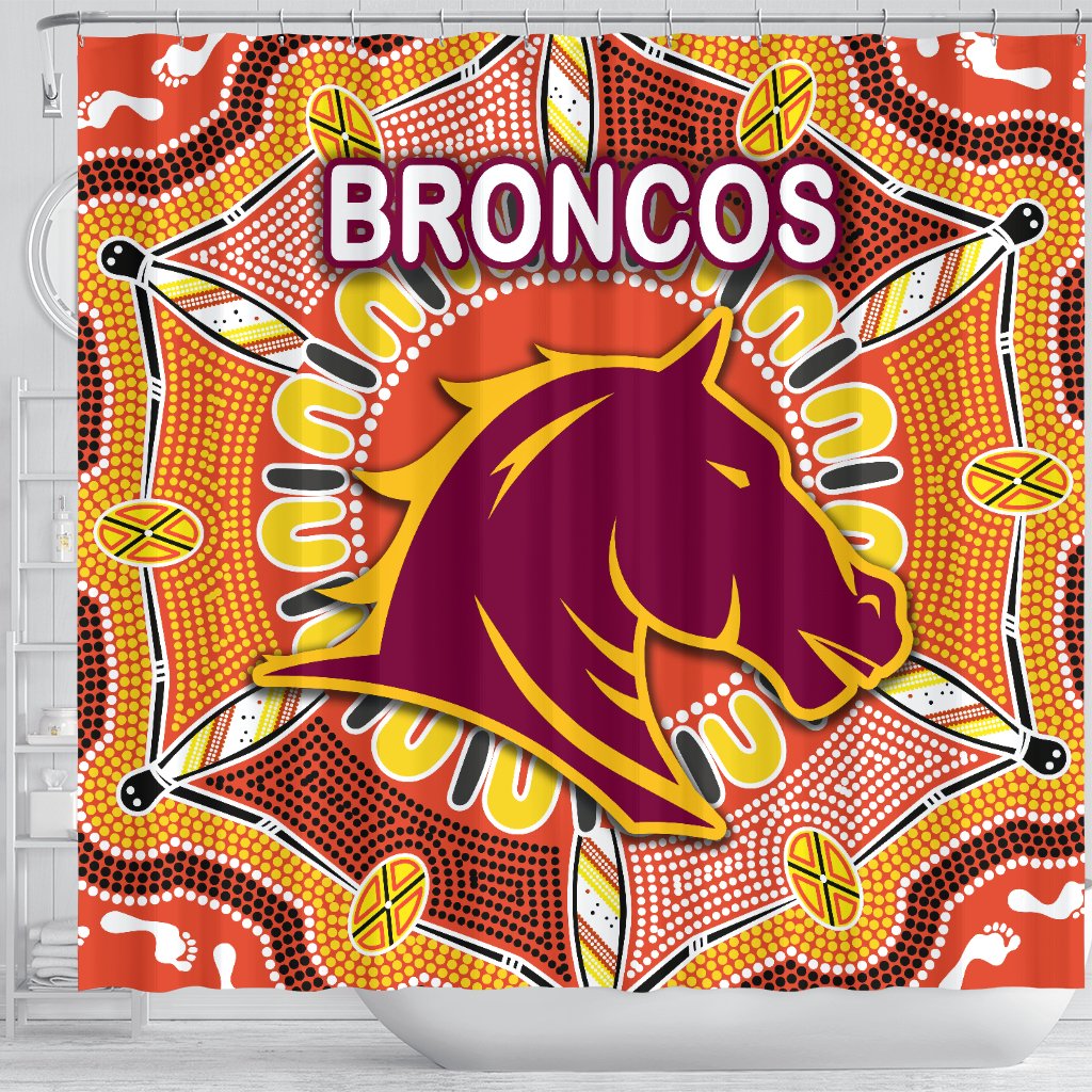 brisbane-shower-curtain-broncos-indigenous-warm-vibes