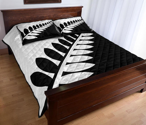 new-zealand-flag-silver-fern-black-and-white-quilt-bedding-sets