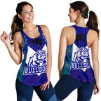 Bulldogs Women Racerback Tank Aboriginal Country Style - Vibe Hoodie