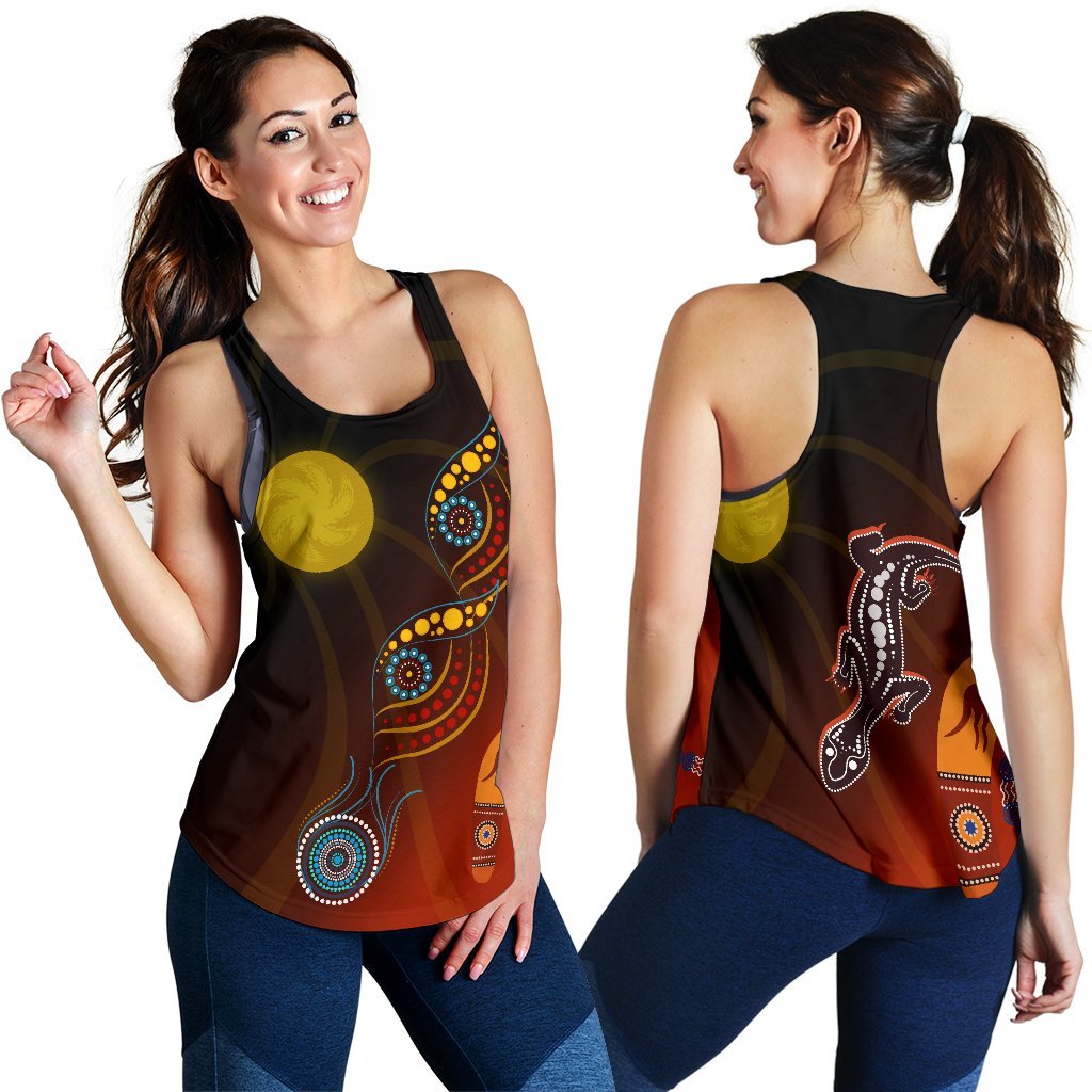 Women's Racerback Tank - Flowers On The - Vibe Hoodie