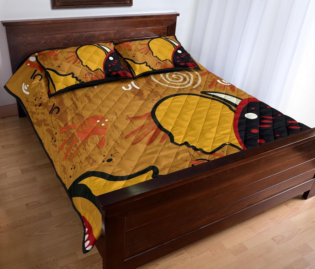 aboriginal-quilt-bed-set-mother-and-son-hand-art