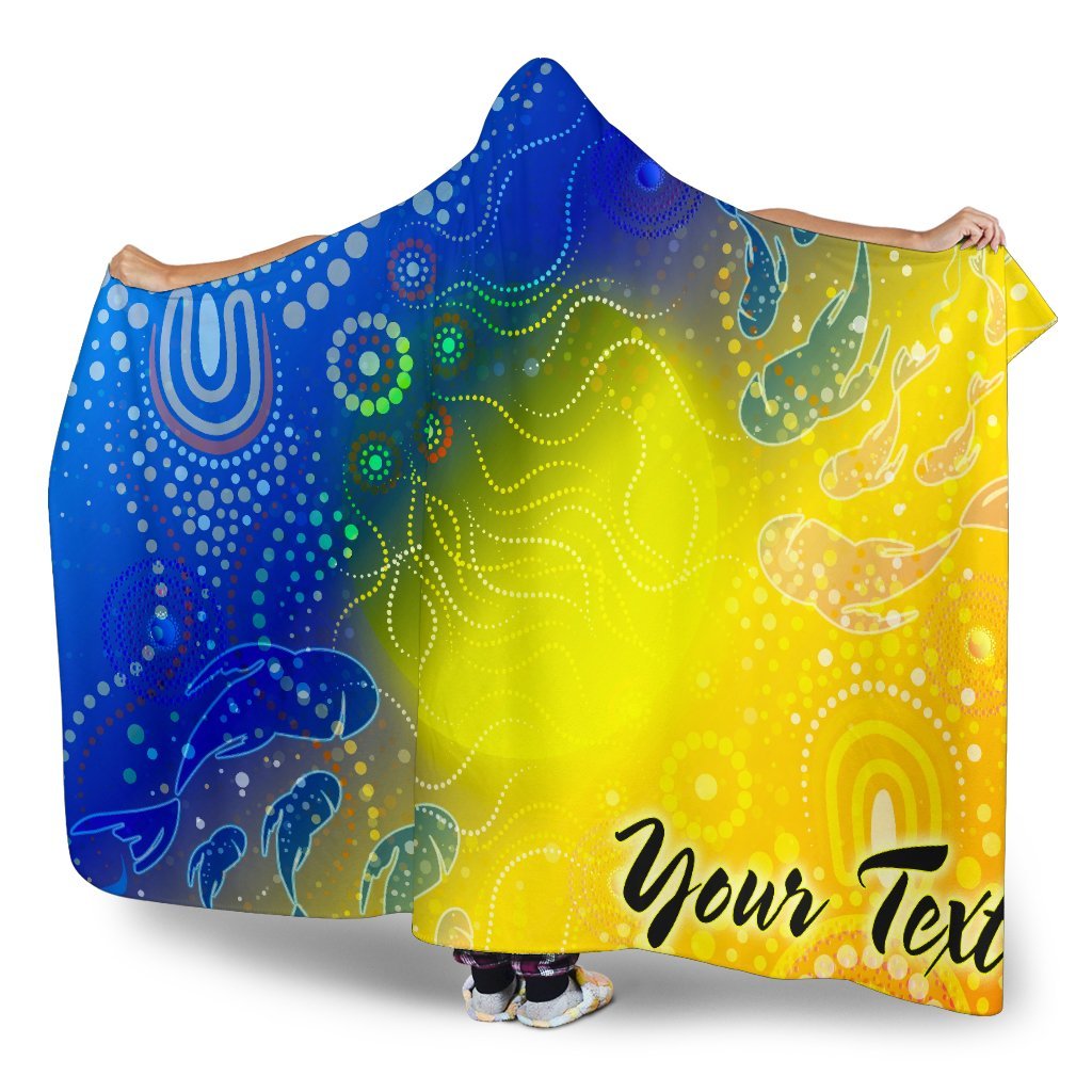 custom-text-aboriginal-hooded-blanket-indigenous-fishing