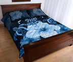 turtle-and-hibiscus-quilt-bed-set