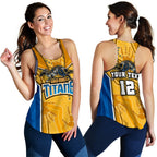 (Custom Personalised) Titans Women's Racerback Tank Gold Coast Aboriginal Armor Version - Vibe Hoodie