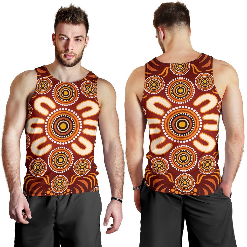 aboriginal-mens-tank-top-circle-flowers-patterns-ver03