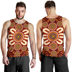 aboriginal-mens-tank-top-circle-flowers-patterns-ver03
