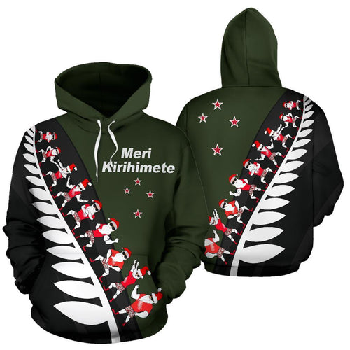 haka-santa-fern-christmas-new-zealand-hoodie-green