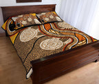 aboriginal-quilt-bed-set-indigenous-snake-vintage-stye